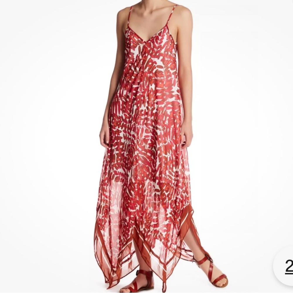 Just… Taylor Asymetrical Hem‎ Maxi Dress